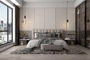 开封现代风格-卧室