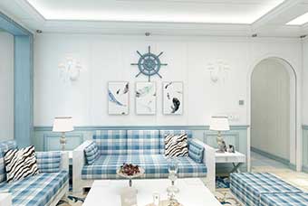 开封地中海风格-客厅