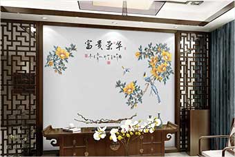 开封森佰汇航空纤维墙咔（富贵荣华）